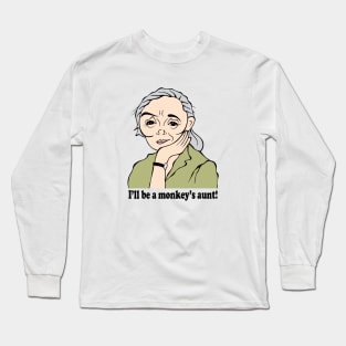 JANE GOODALL FAN ART!! Long Sleeve T-Shirt